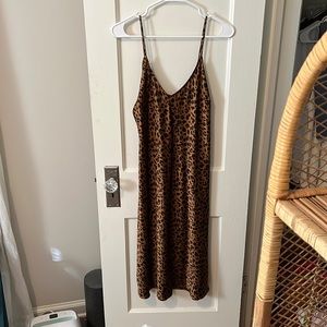 Leopard Midi Dress NWT